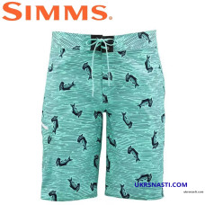 Шорты Simms Tumunu Board Short Print Tarpon Time Aruba